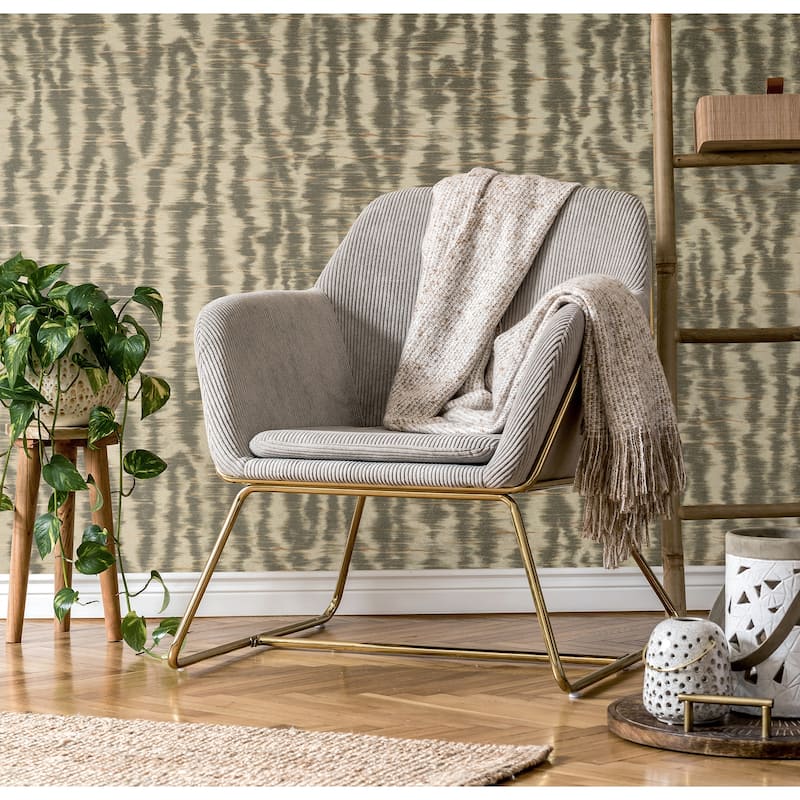 Fine Decor Hartmann Brown Stripe Texture Wallpaper