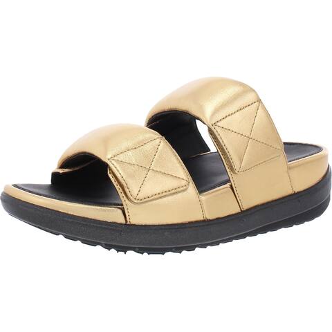 Fitflop Womens Loosh Luxe Slide Sandals Leather Slip On