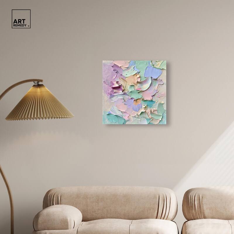 Flowing Mousse II Canvas by Art Remedy, Gallery Wrapped
