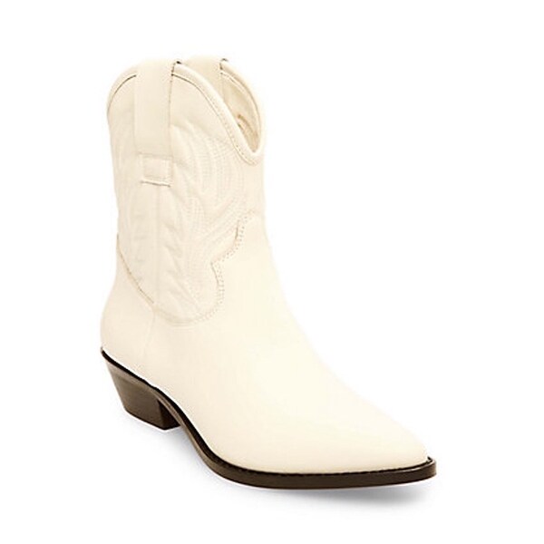 steve madden white cowboy boots