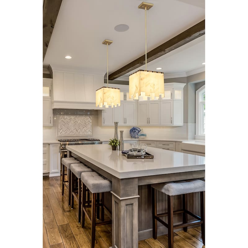 Viviana 1 Light Pendant - Rubbed Brass