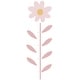 preview thumbnail 1 of 3, Lambs & Ivy Daisy Dreams Flower Growth Chart Wall Decals/Stickers