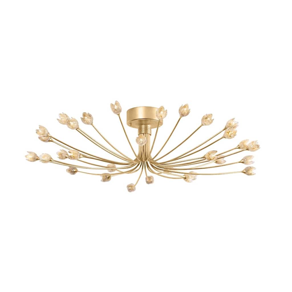 Hudson Valley Lighting 5430 Falkirk 30 Light 42" Wide Semi-flush