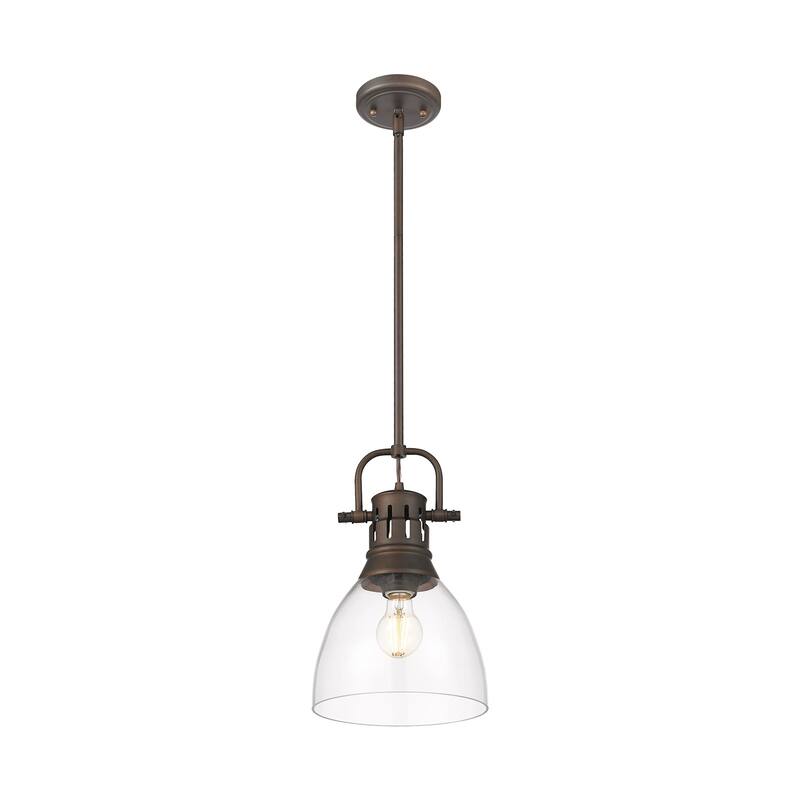 Golden Lighting 3604-S RBZ Duncan 9" Wide Mini Pendant