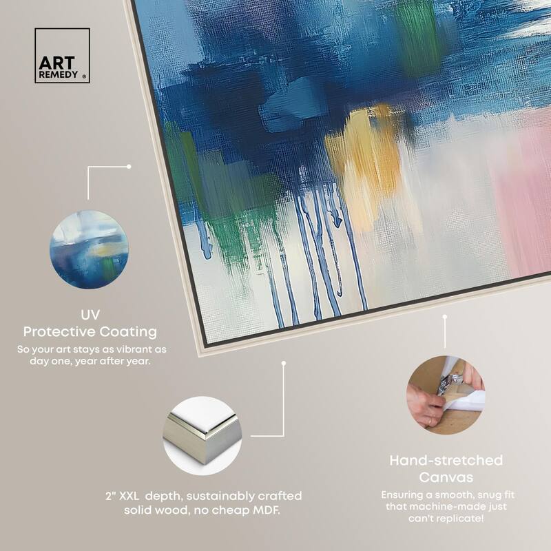 Pale Periwinkle I Canvas Set of 2 by Art Remedy