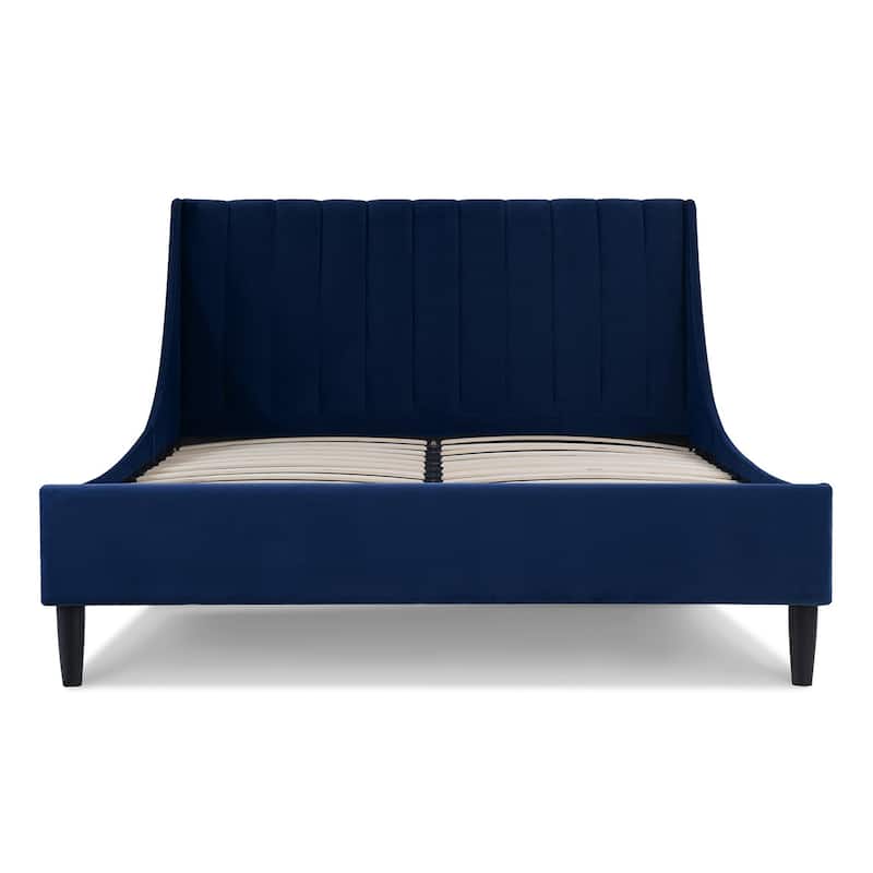 Aspen Vertical Tufted Upholstered Platform Bed