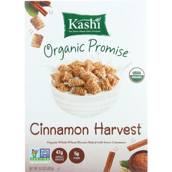 Kashi Cereal - Organic - Whole Wheat - Organic Promise - Cinnamon Harvest - 16.3 oz - case of 12