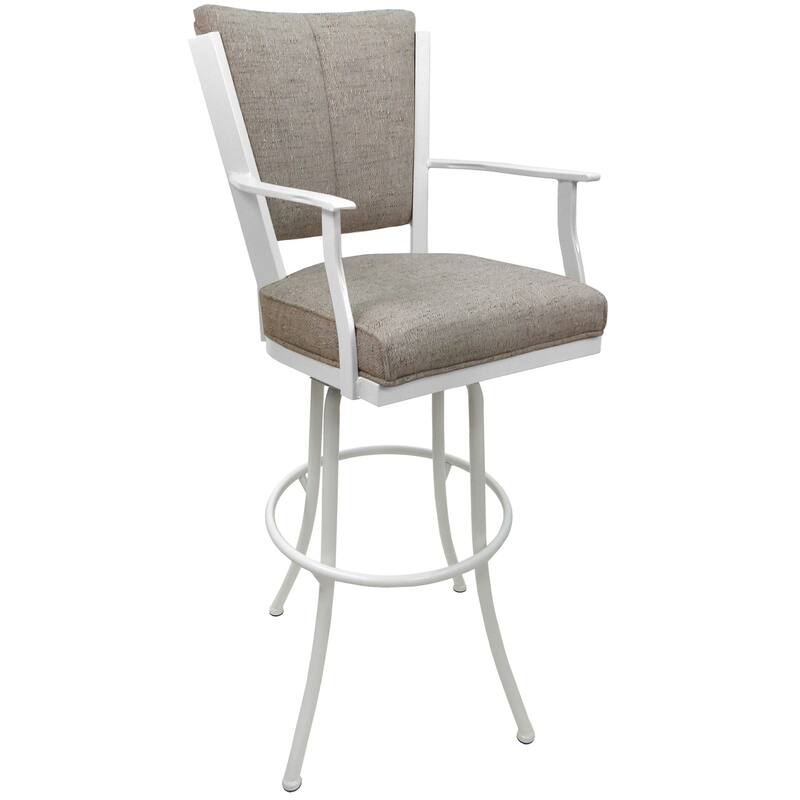 Swivel Extra Tall 34" (35") Metal Bar Stool Montana on Noam Base - 34" Seat