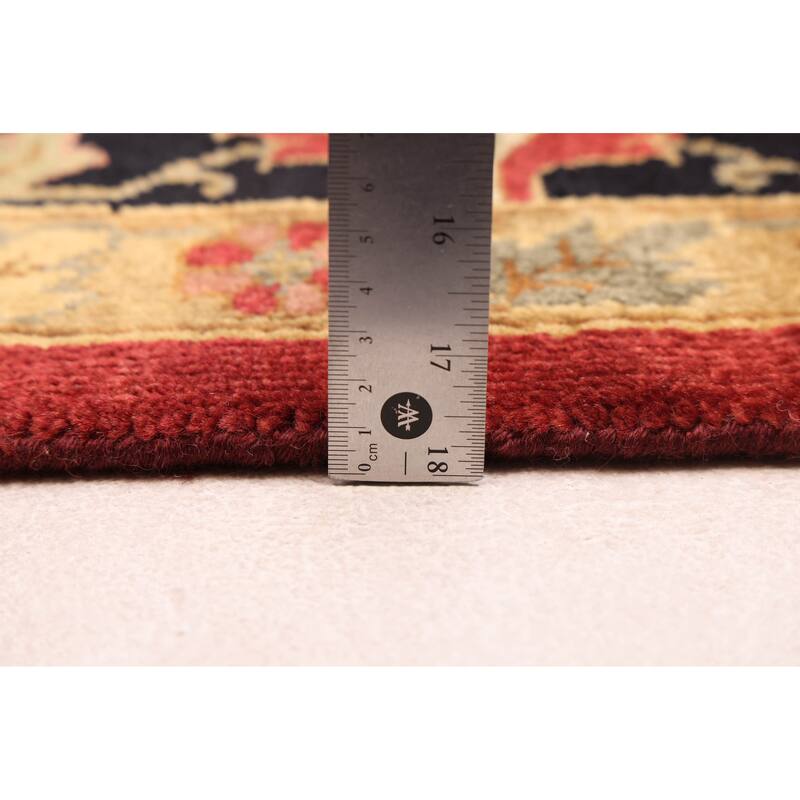 ECARPETGALLERY Hand-knotted Jamshidpour Dark Red Wool Rug - 8'5 x 11'8