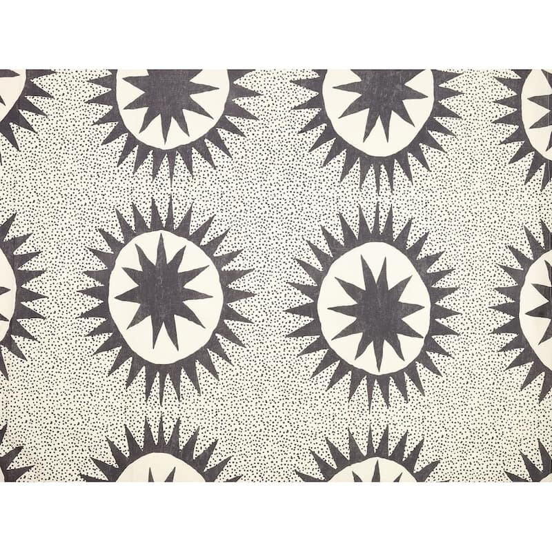 Soleil Fabric Shower Curtain by Jungalow