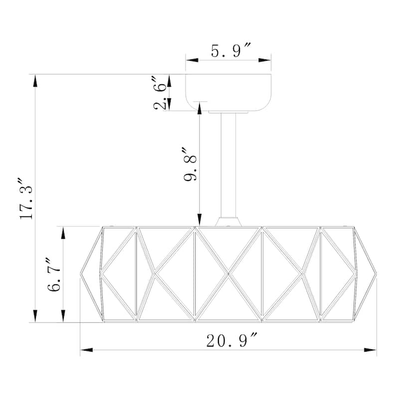 Brunel 6-light Brass and Frosted Glass Pyramid Design Fandelier Lighted Ceiling Fan Remote Control - Brass-White