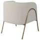 preview thumbnail 7 of 8, Uttermost Jacobsen Off White Shearling Accent Chair - 27"W x 28.5"H x 27"D