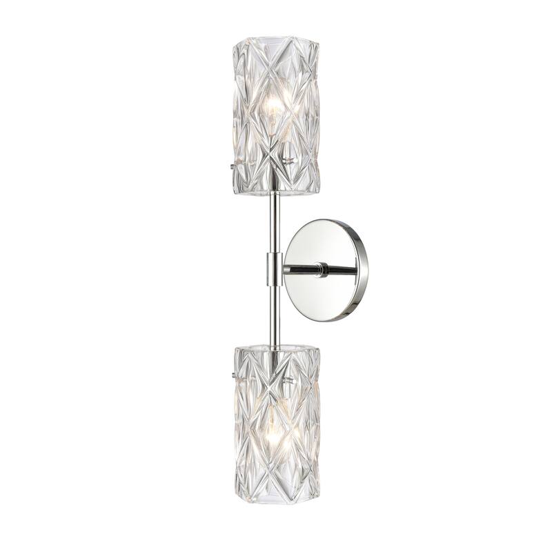 Elk Home Formade Crystal Polished Chrome With Crystal 1 Light Sconce