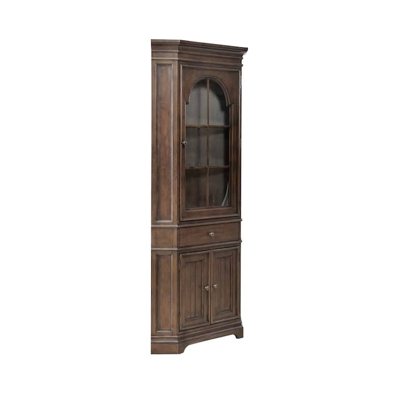 Liberty Furniture Arden Road Corner Cabinet Buffet - Width 38" x Depth 24"x Height 84"