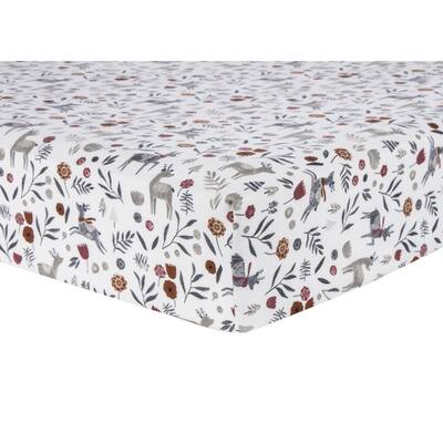Scandi Folklore Deluxe Flannel Fitted Crib Sheet