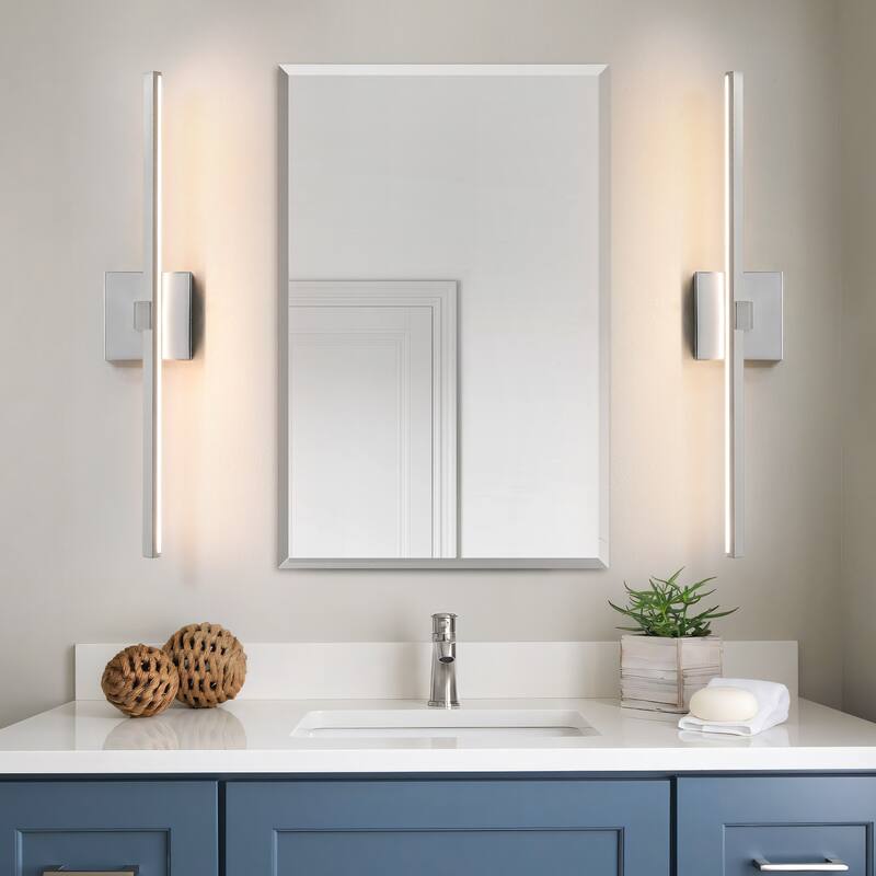 Modern Vanity Lighting Fixtures 24/32/39'' Bathroom Vanity Lights Over Mirror Wall Sconce for Bathroom