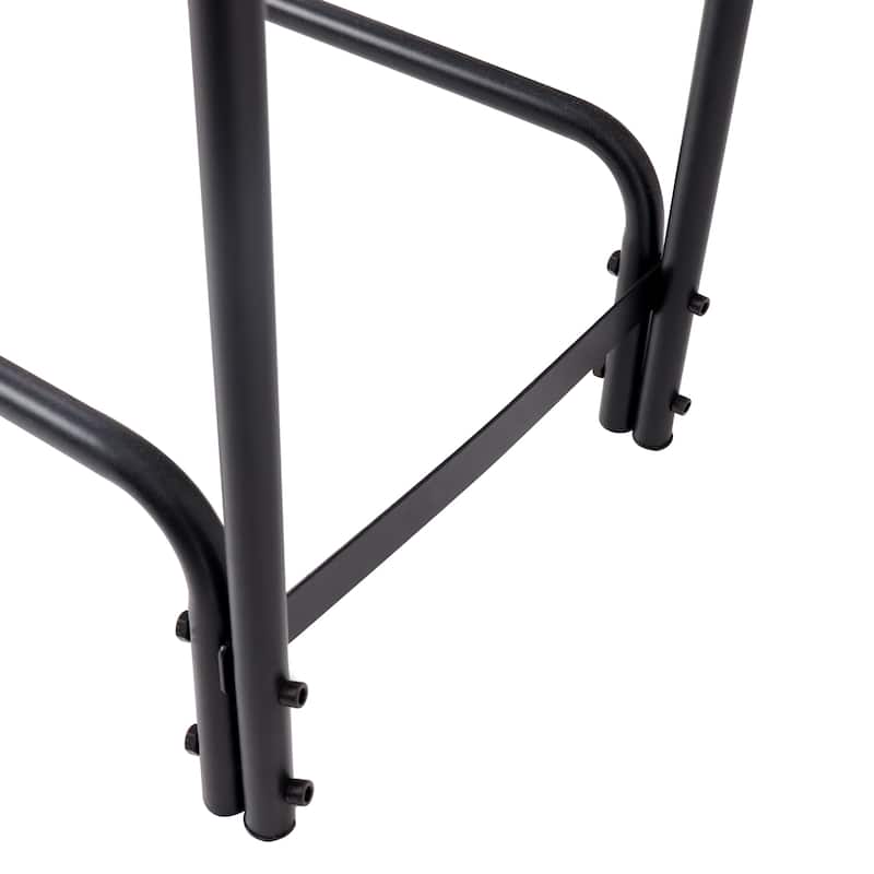 12 FT Long Firewood Log Rack Outdoor Heavy-Duty Metal Firewood Holder - 12 FT