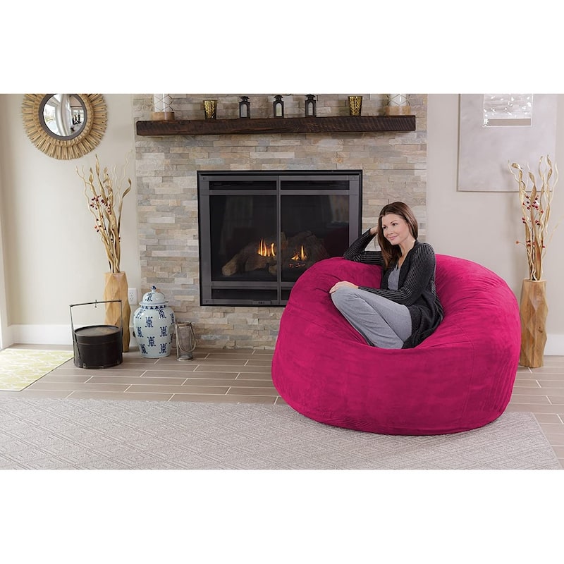 Bean Bag Chair 5-foot Memory Foam Removable Cover Bean Bags