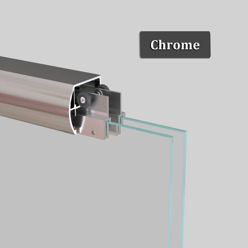 TOOLKISS Double-Sliding Prefab Shower Door