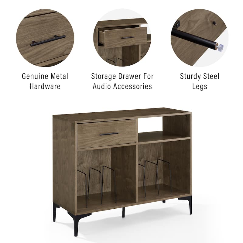 Crosley Sydney Record Storage Media Console