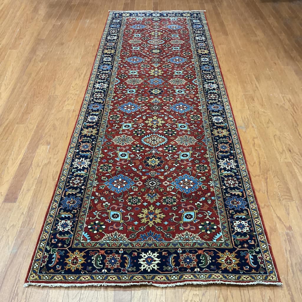 HERAT ORIENTAL Handmade 3'10 x 11'10 Mahal Wool Runner - 3'11" x 11'10"