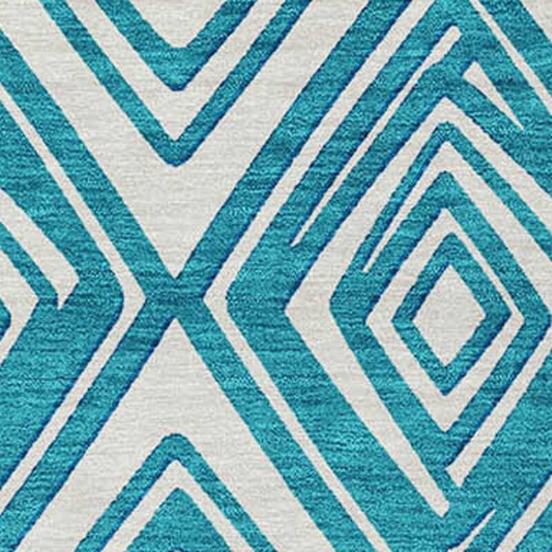 HomeRoots Geometric Transitional Rectangle Outdoor Rug