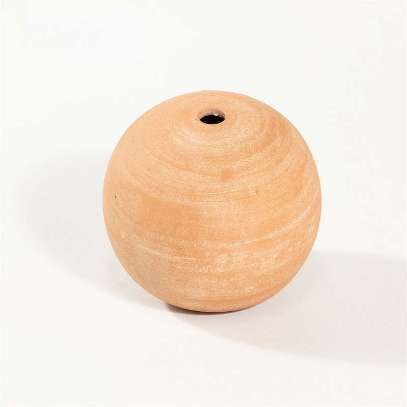 Med Sphere White Wash 6.5"X6.5"x6.5" - White Wash - White Wash