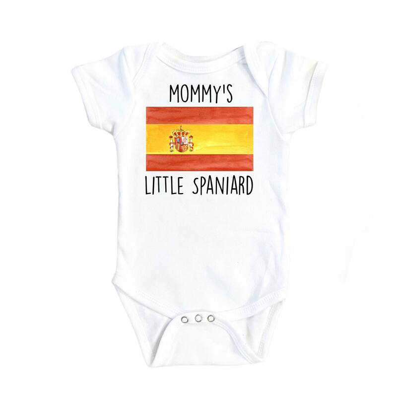 Spain Spaniard - Baby Boy Girl Clothes Infant Bodysuit Funny Cute Newborn - Natural - Newborn