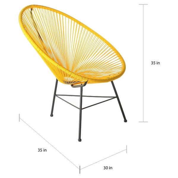 Acapulco Indoor/ Outdoor Woven Lounge Chair