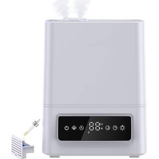 Humidifiers for Bedroom, 6L Top Fill Cool Mist Humidifiers,White - Bed ...