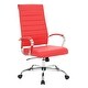 preview thumbnail 12 of 42, LeisureMod Benmar High-Back Adjustable Leather Office Chair