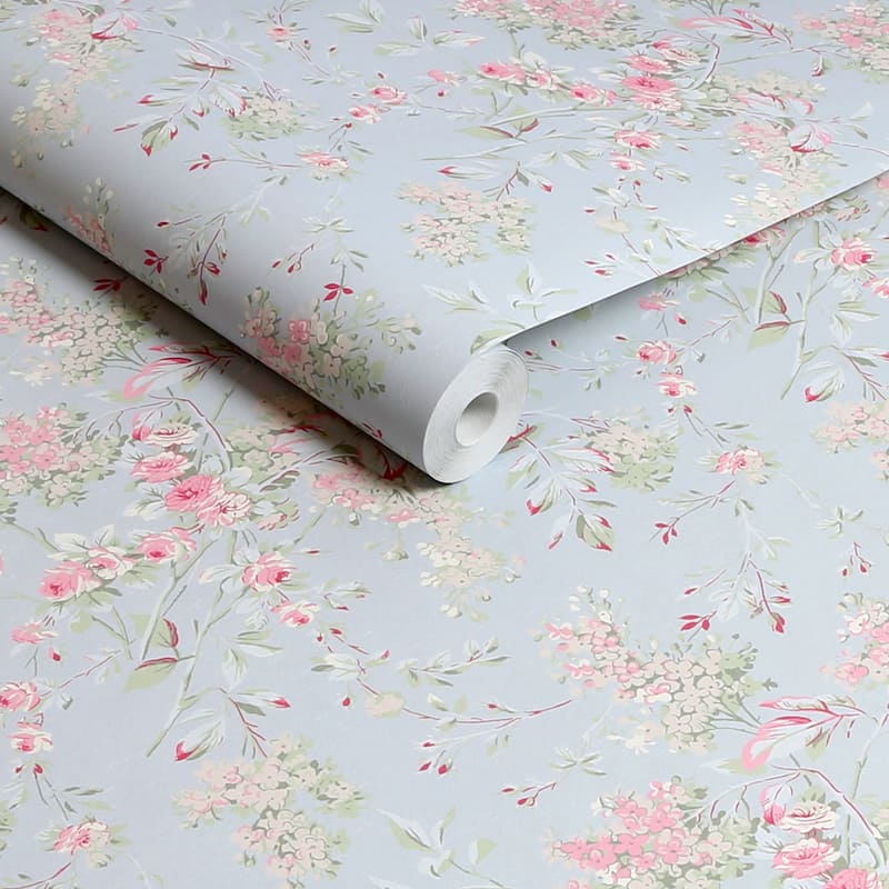 Shabby Chic by Rachel Ashwell Chelsea Blue Wallpaper