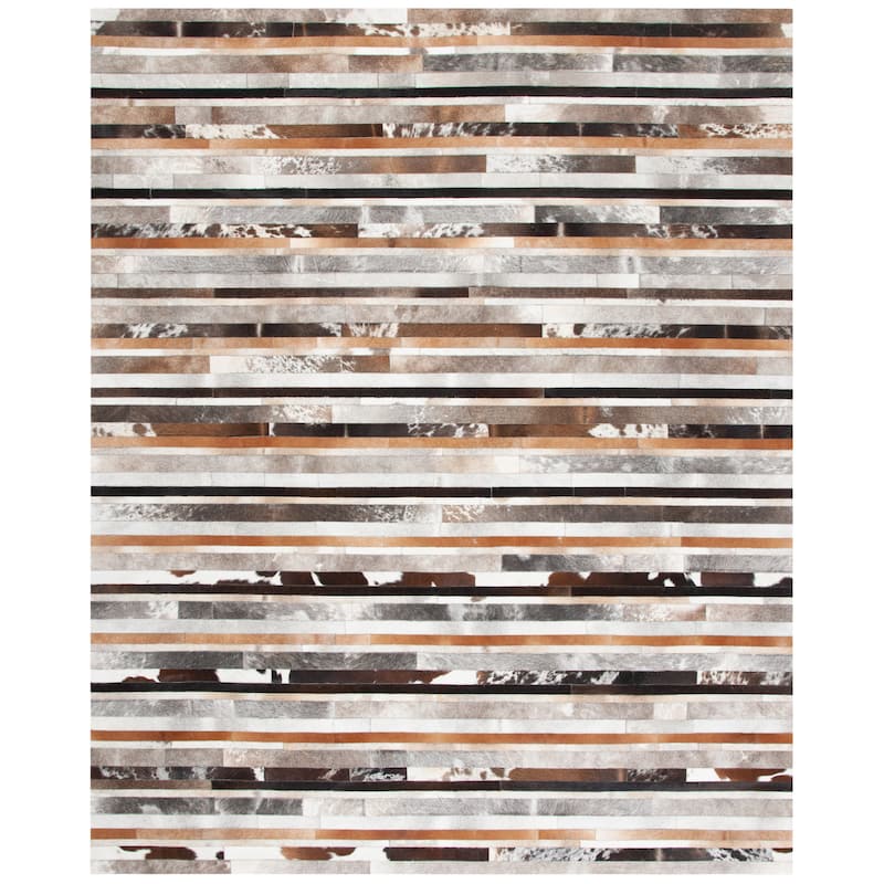 SAFAVIEH Handmade Studio Leather Jillian Modern Leather Rug