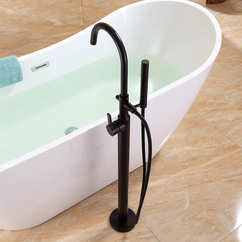 Luxier FTF01 Floor Mounted Freestanding Tub Filler Faucet