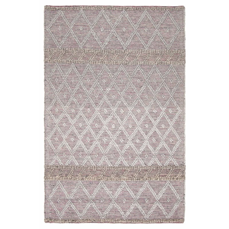 ECARPETGALLERY Braid weave Sienna Grey Wool Rug - 5'2 x 7'8 - Grey - 5'2 x 7'8