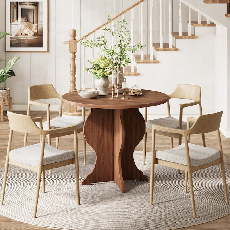 Round Dining Table for 4
