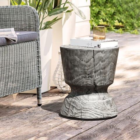 Outdoor Accent Table Concrete End Table