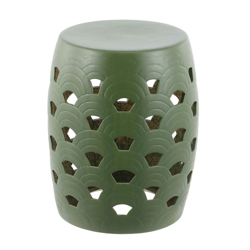 SAFAVIEH Felicia Ceramic Decorative Garden Stool (Fully Assembled)