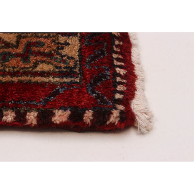 ECARPETGALLERY Hand-knotted Konya Anatolian Black, Red Wool Rug - 3'5 x 9'6