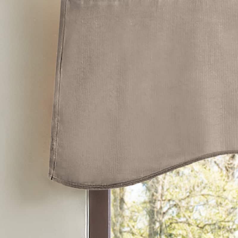 Martha Stewart Lucca Velvet Blackout Curtains - Panel Pair or Valance