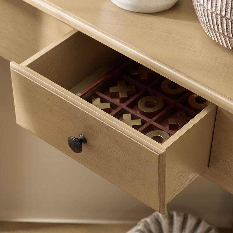 SAFAVIEH Calla Grey Corner Table - 33.9" x 17.3" x 28" - 34"W x 17"D x 28"H