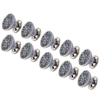 Mascot Hardware Coffee Bean Effect Ceramic Cabinet Knob