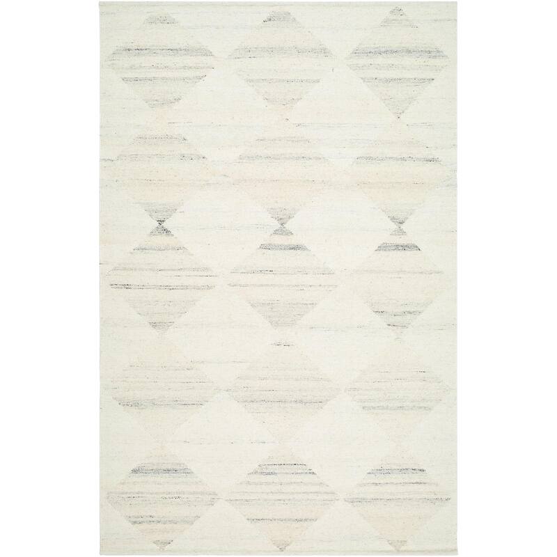 Keyonna Casual Solid Color Wool Area Rug