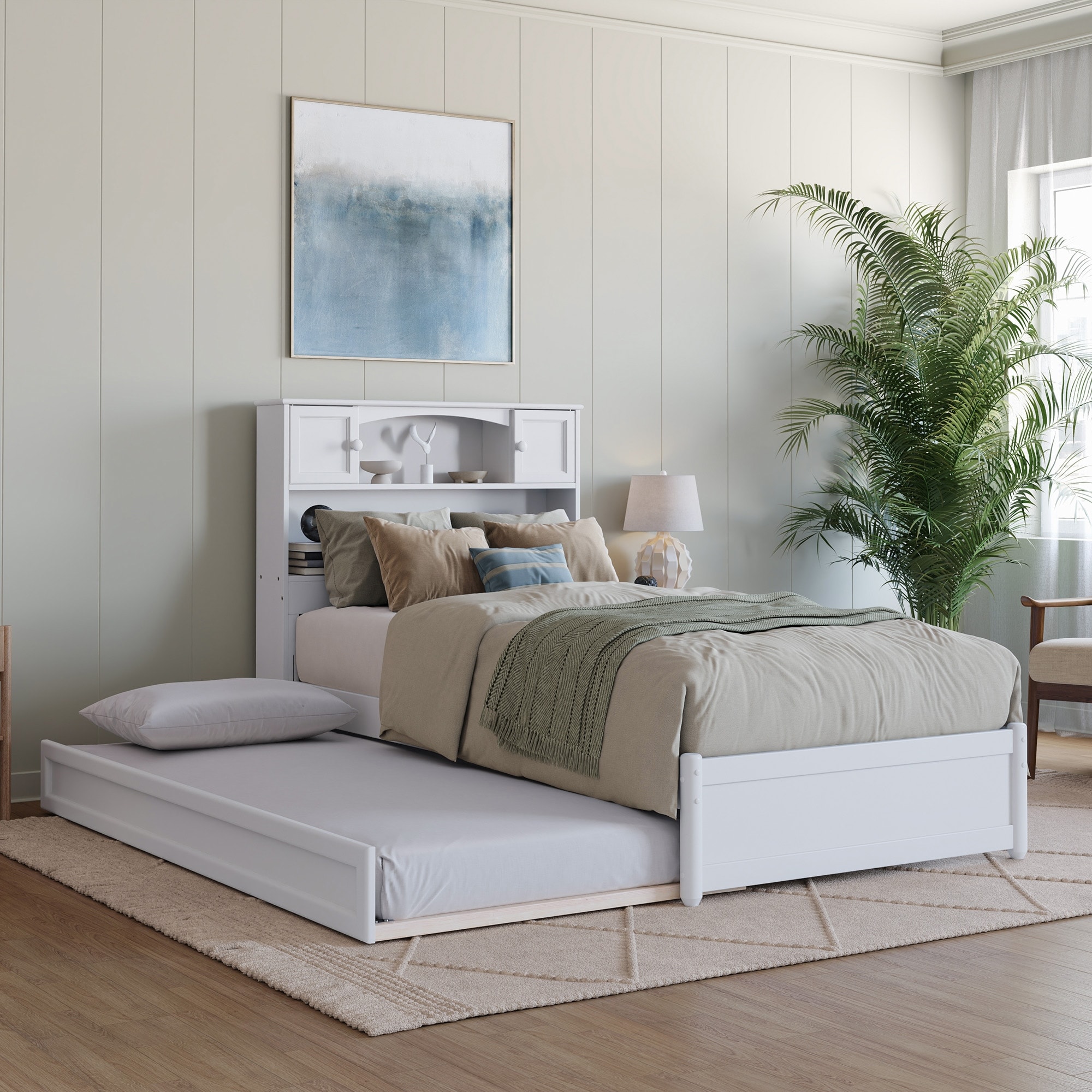 Denver Platform Bed with Twin XL Trundle