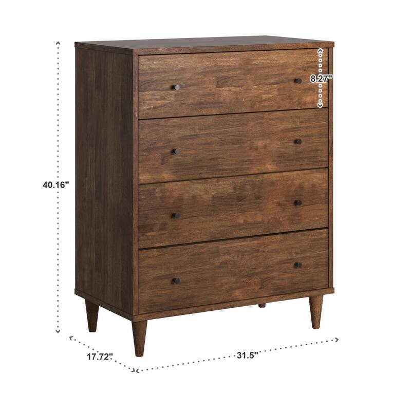 Frey 4-Drawer Wood Chest by iNSPIRE Q Modern