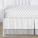 preview thumbnail 4 of 4, Sweet Jojo Designs Grey and White Mod Arrow Collection 4-piece Bumperless Crib Bedding Set