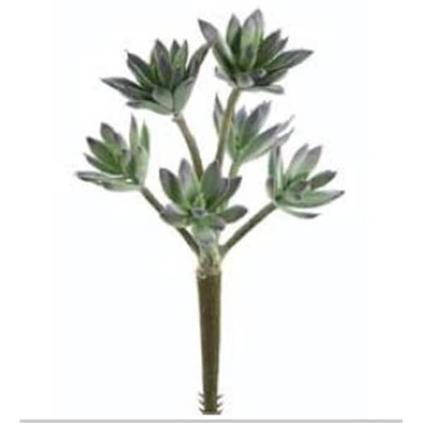 CC2490-GR-FS 11 in. Plastic Sedum Stem Green Frosted- Case of 24