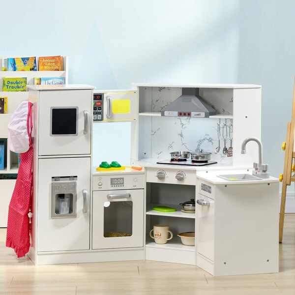 Wooden play kitchen for older child cheap