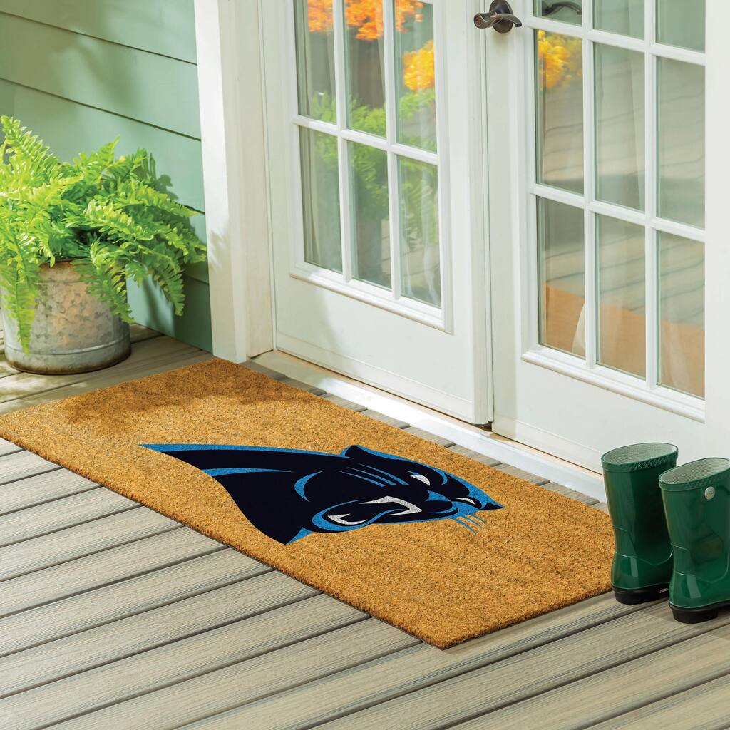 Carolina Panthers Full Color Indoor/Outdoor Coir Mat