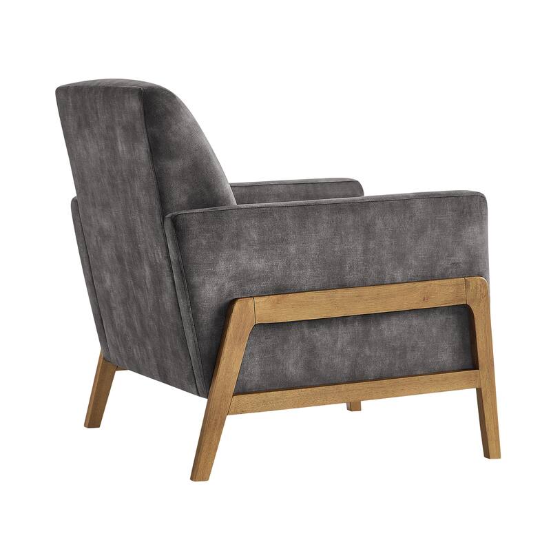 Margrate Wood Arm Tufted Back Accent Chair by Greyson Living